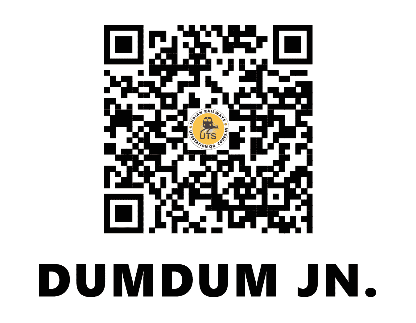 UTS QR Code for DUMDUM JN. - DDJ (ER - WEST BENGAL)